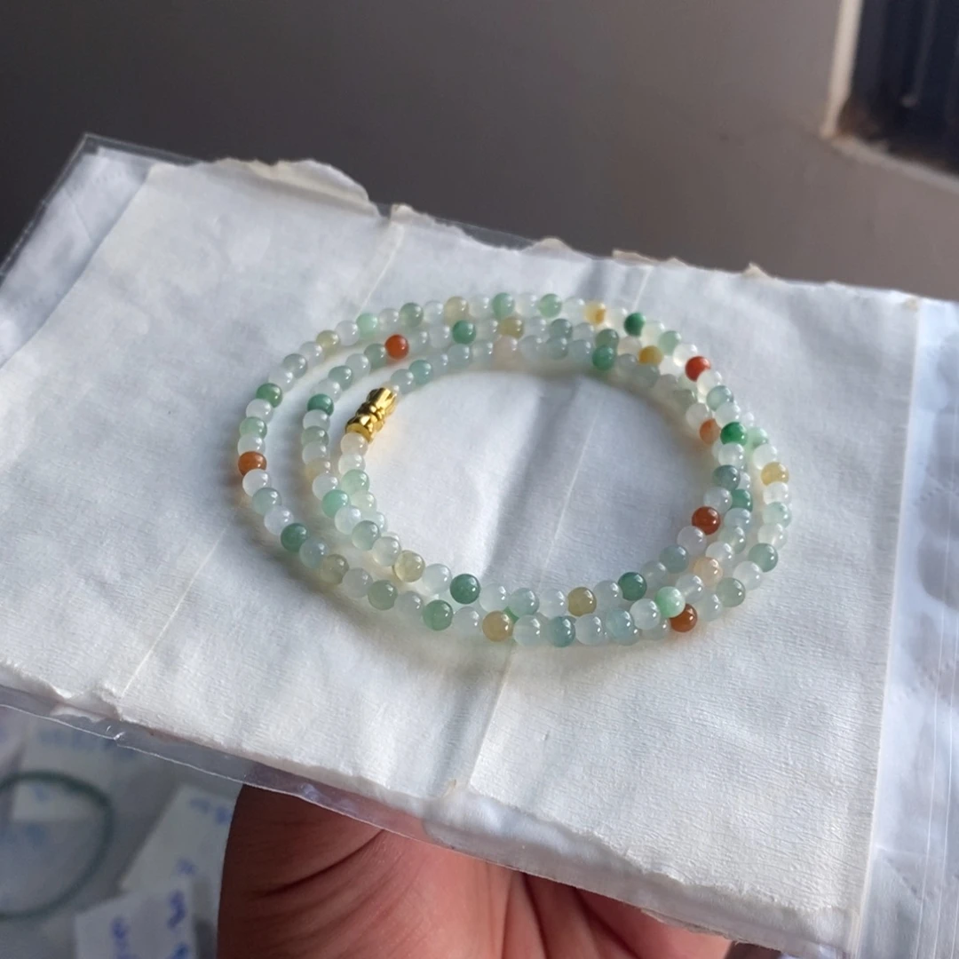 定制翡翠未镶嵌44 缅甸翡翠A货卡4