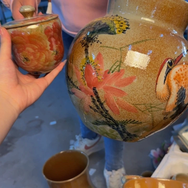 清***Z瓷片景德镇陶瓷手工手绘