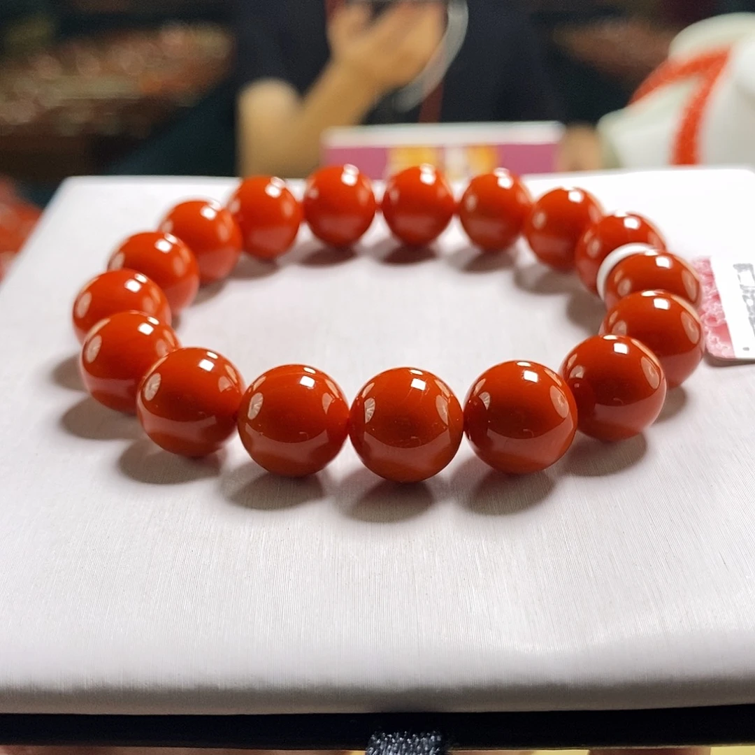 未镶嵌瓦西 12mm  多样性发一南红玛瑙