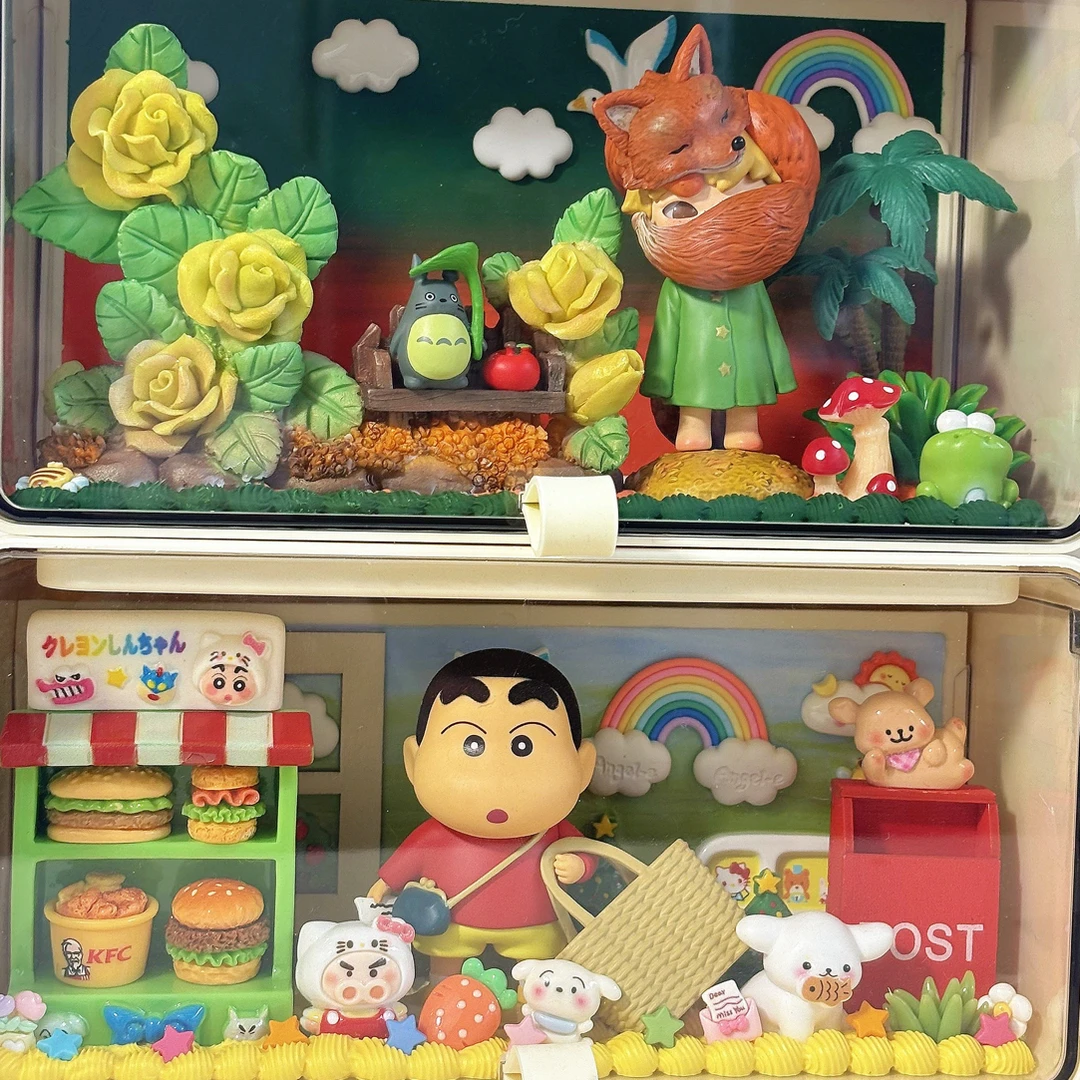 奶油胶diy造景 抽屉