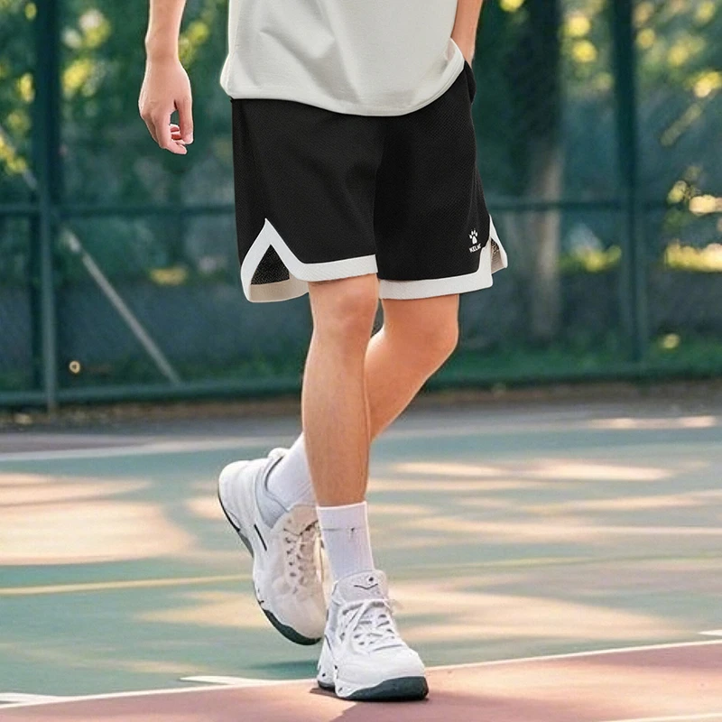 【美式篮球短裤】卡尔美新款针织短裤五分裤男女夏季薄款LIFESTYLE