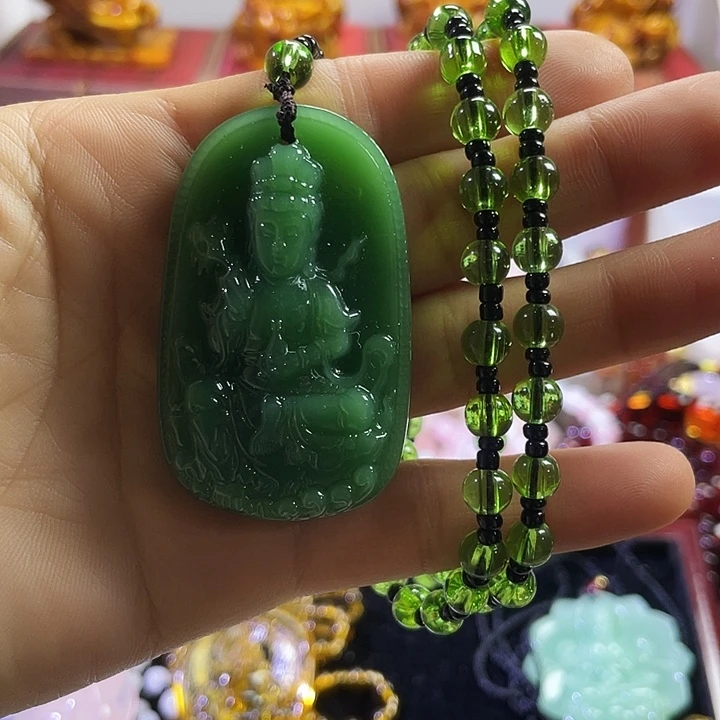 观音吊坠➕珠子链条