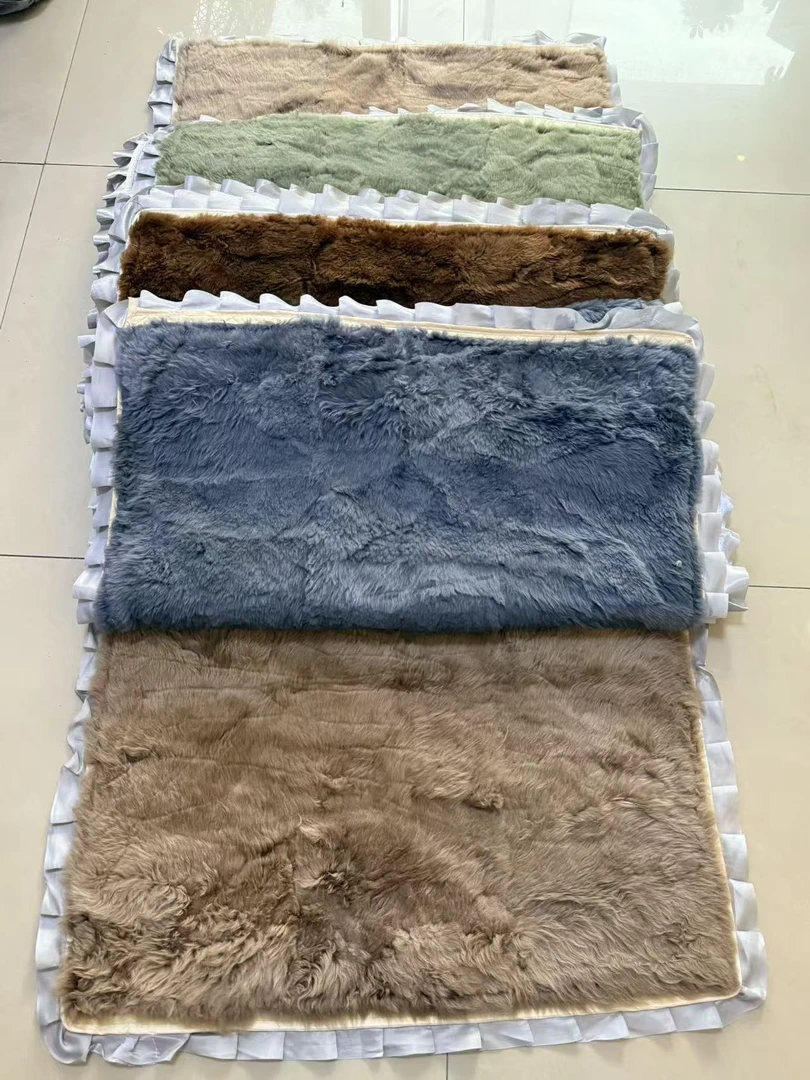 手工家用羊皮褥子皮毛一体单人床垫 老人羊毛毯子