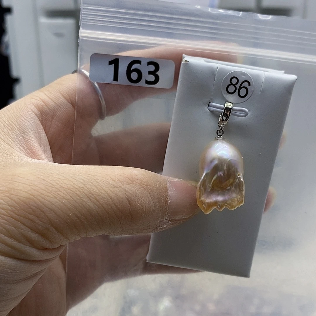 颈饰合金淡水珍珠