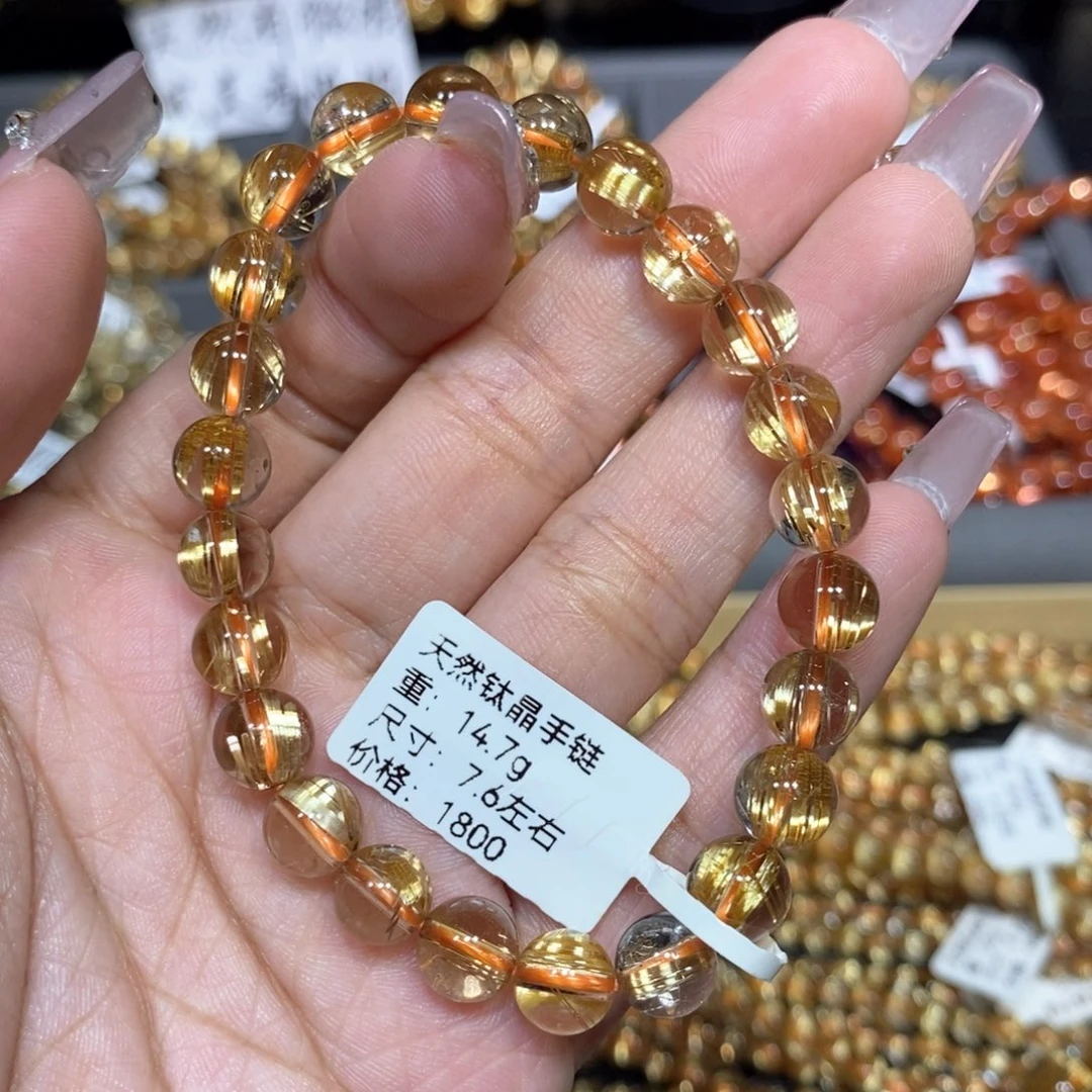 水晶手链未镶嵌花*卷芊