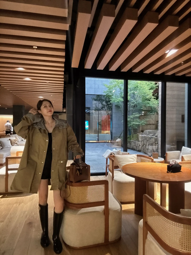 （MY）BETTERJOELAY-【雨夜暖身】百搭连帽百搭开衫风衣休闲风Z4822