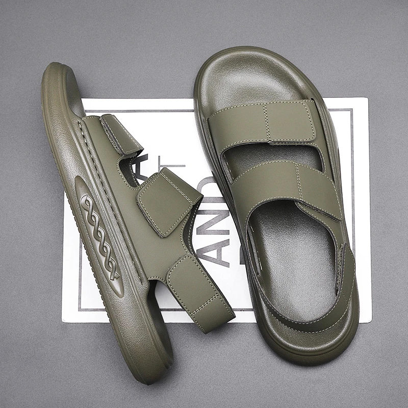 法菲欧魔术贴休闲风透气防水套筒运动凉鞋沙滩鞋个性休闲户外学生