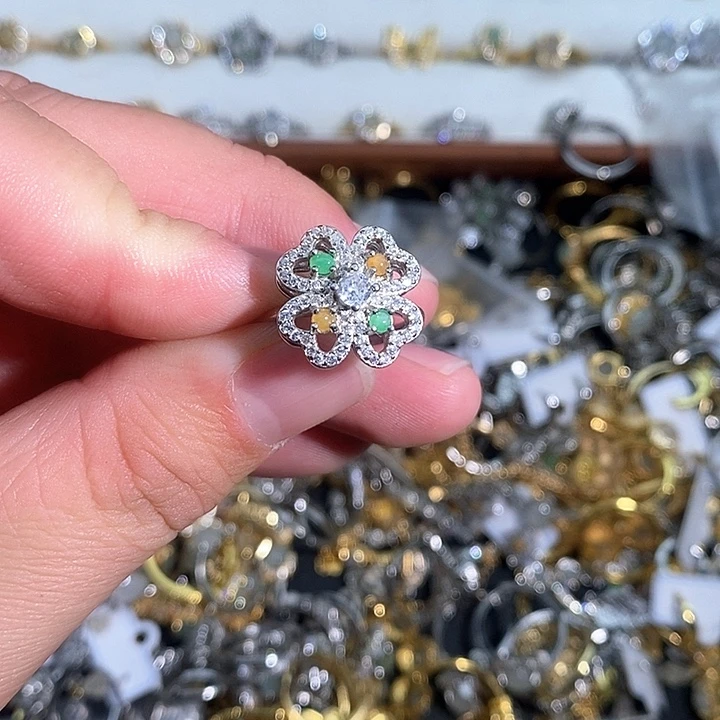 翡翠未镶嵌戒指翡翠首饰未镶嵌戒指23