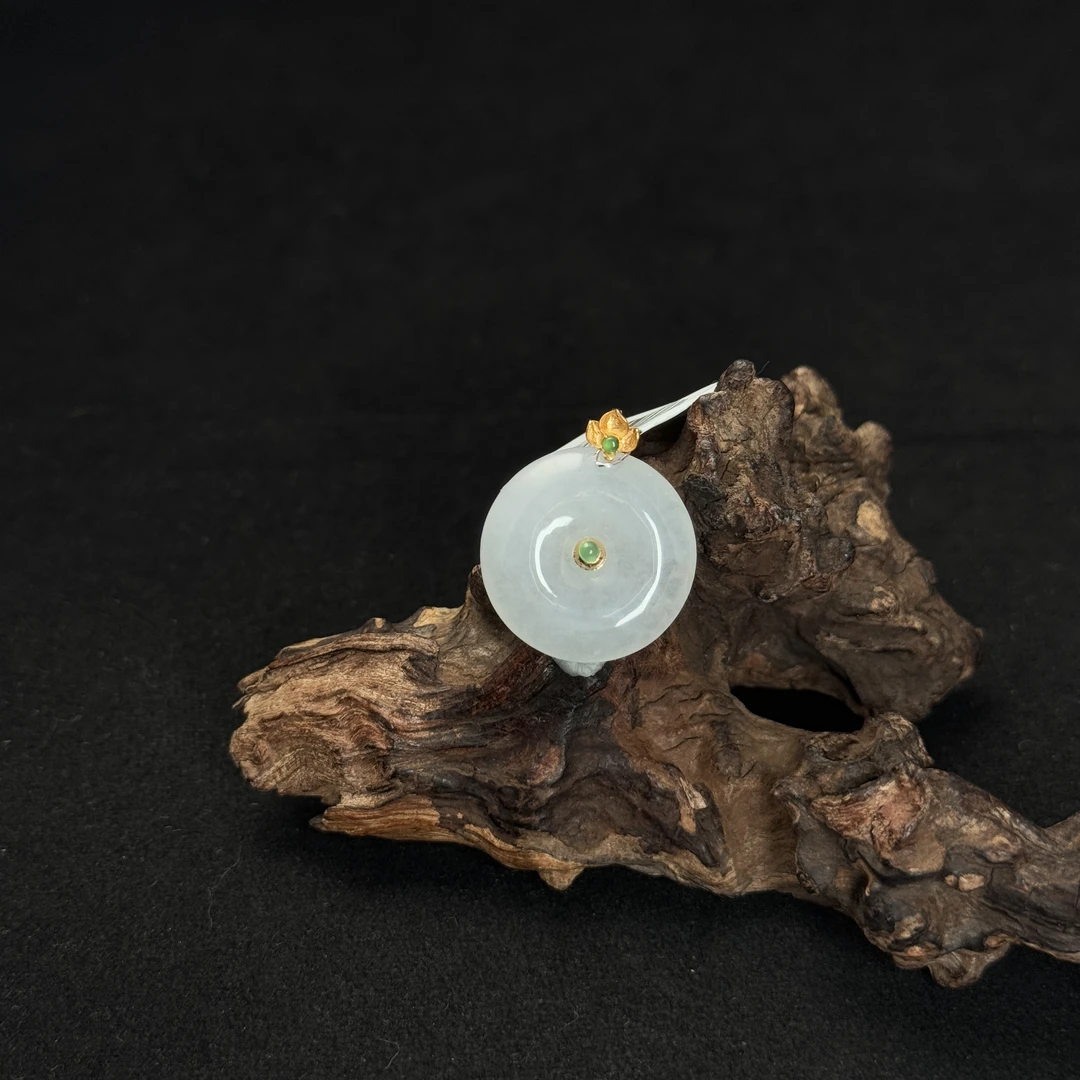 【诚翠拍品第九十八期午】翡翠11吊坠BYT70032金