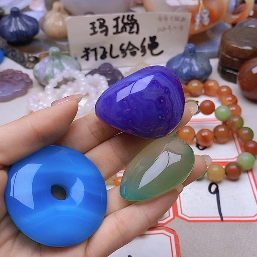 【闪购商品】未镶嵌玛瑙/玉髓珠宝半成品用****7