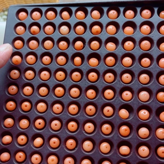 吊坠白玉菩提瑕疵9-7橘色苹果200颗