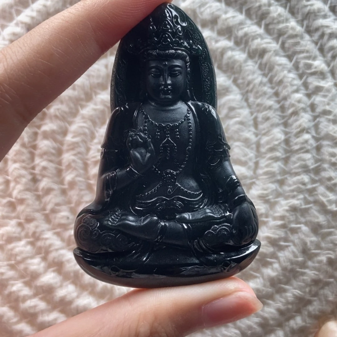 颈饰未镶嵌翡翠大*哥观音