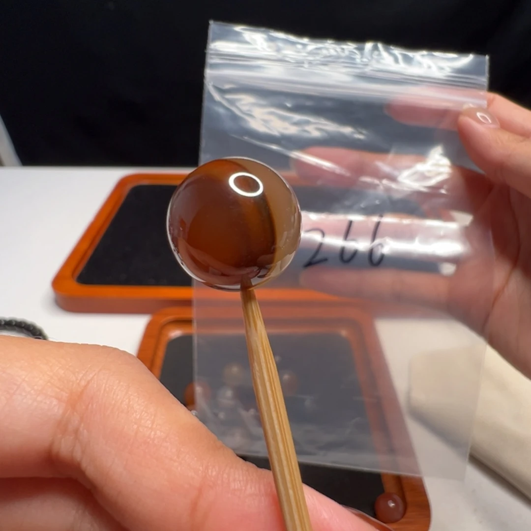 未镶嵌南红玛瑙南红玛瑙266号冰飘单珠13mm