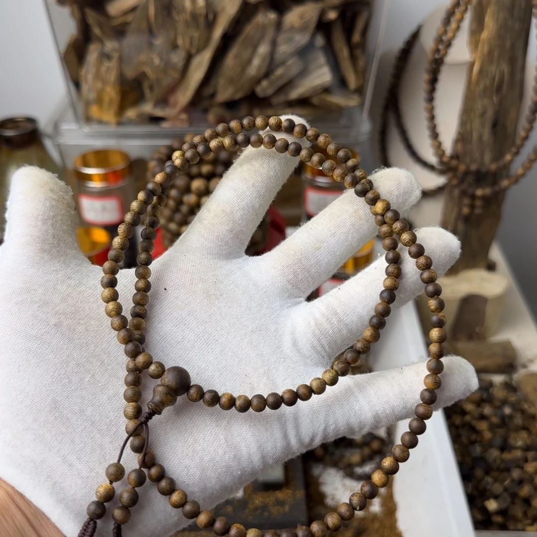 沉香碎屑沉香高油脂花香甜凉卡05多圈8