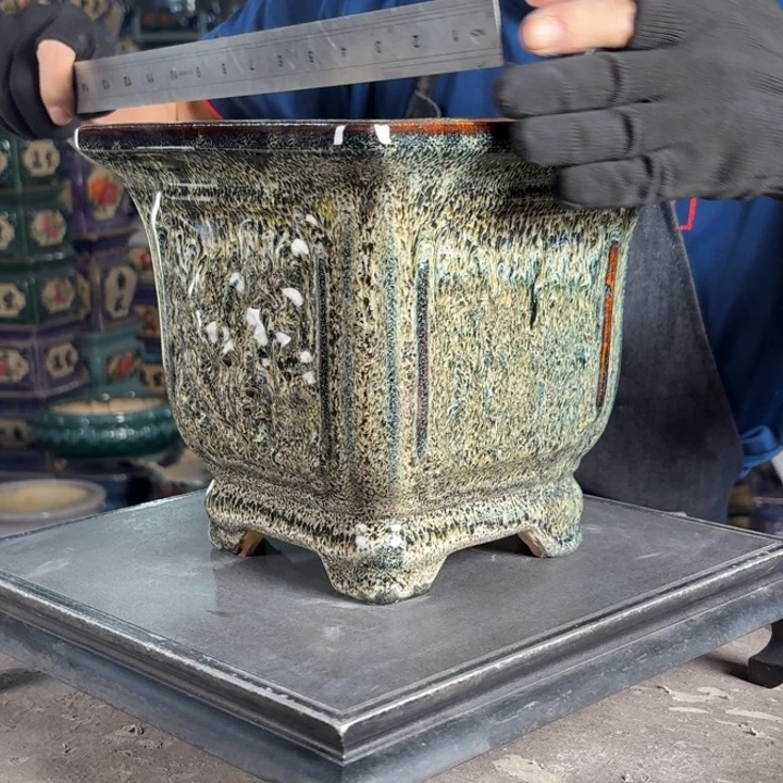 一风堂石湾花盆 内17*18