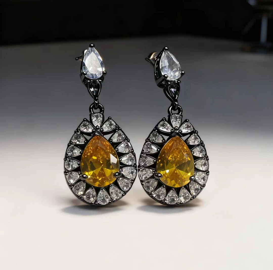 【ANNA严选】经典永恒典藏传世黄耳饰C030