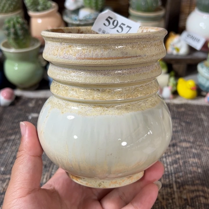 口8高11 手工花盆满30包邮