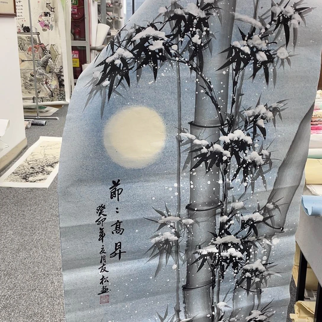 国画纯手绘字画宣纸