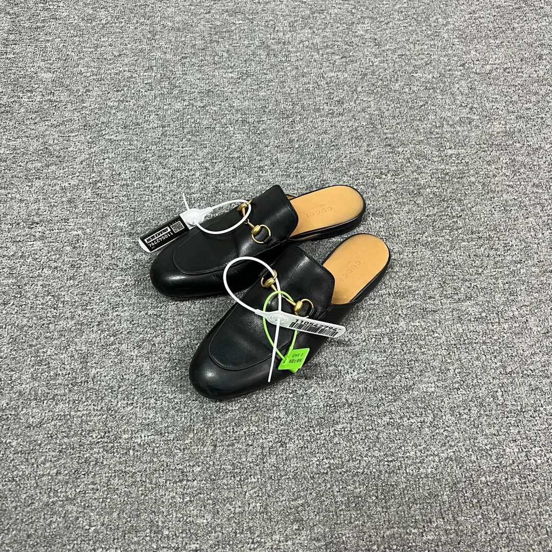 99新 GUCCI/古驰 Gucci 马衔扣半拖37码