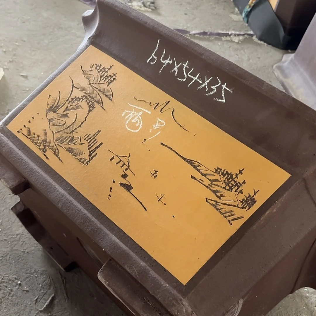 宜兴紫砂花盆，现货发