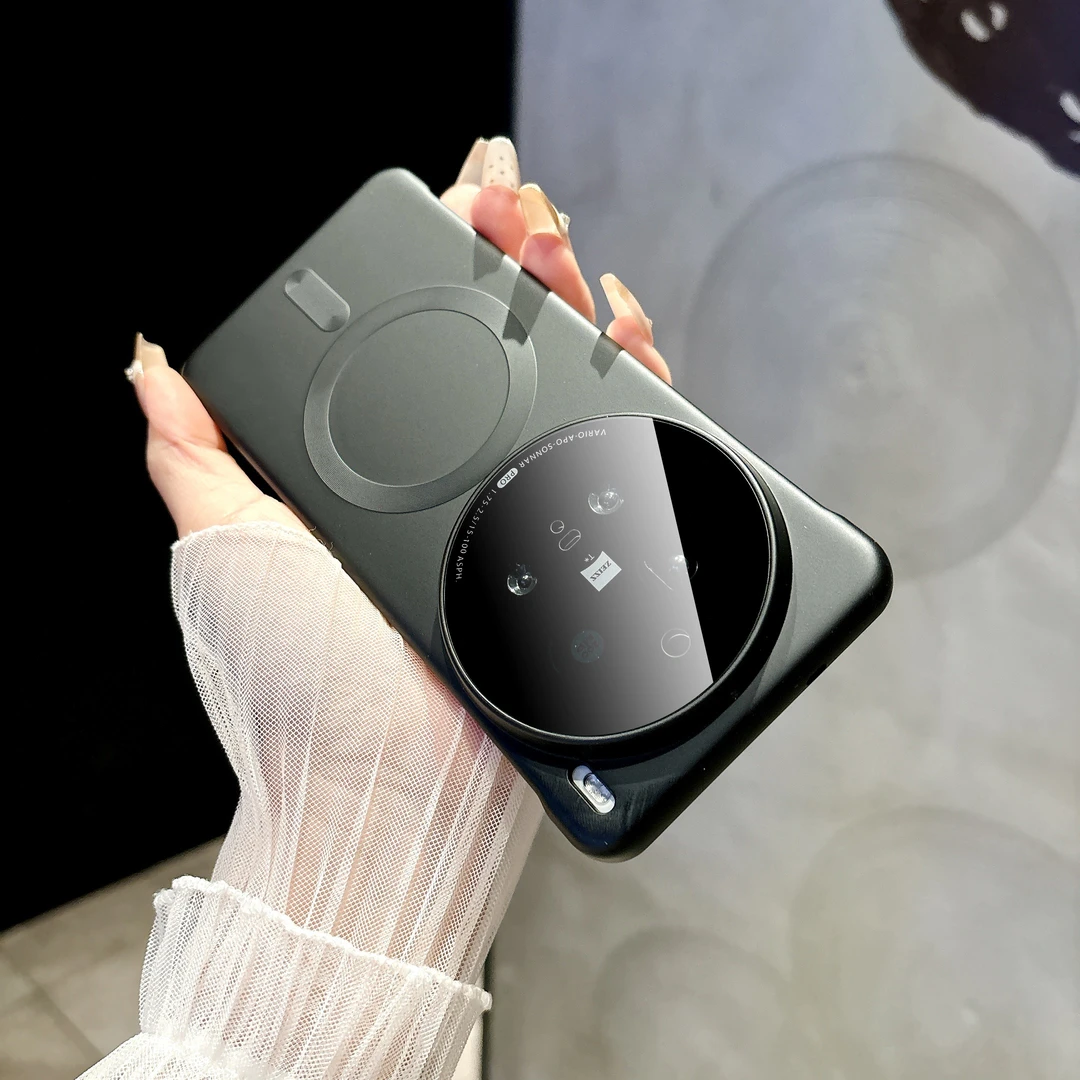 超薄无边框散热适用vivox200pro磁吸手机壳200promin金属漆肤感磨