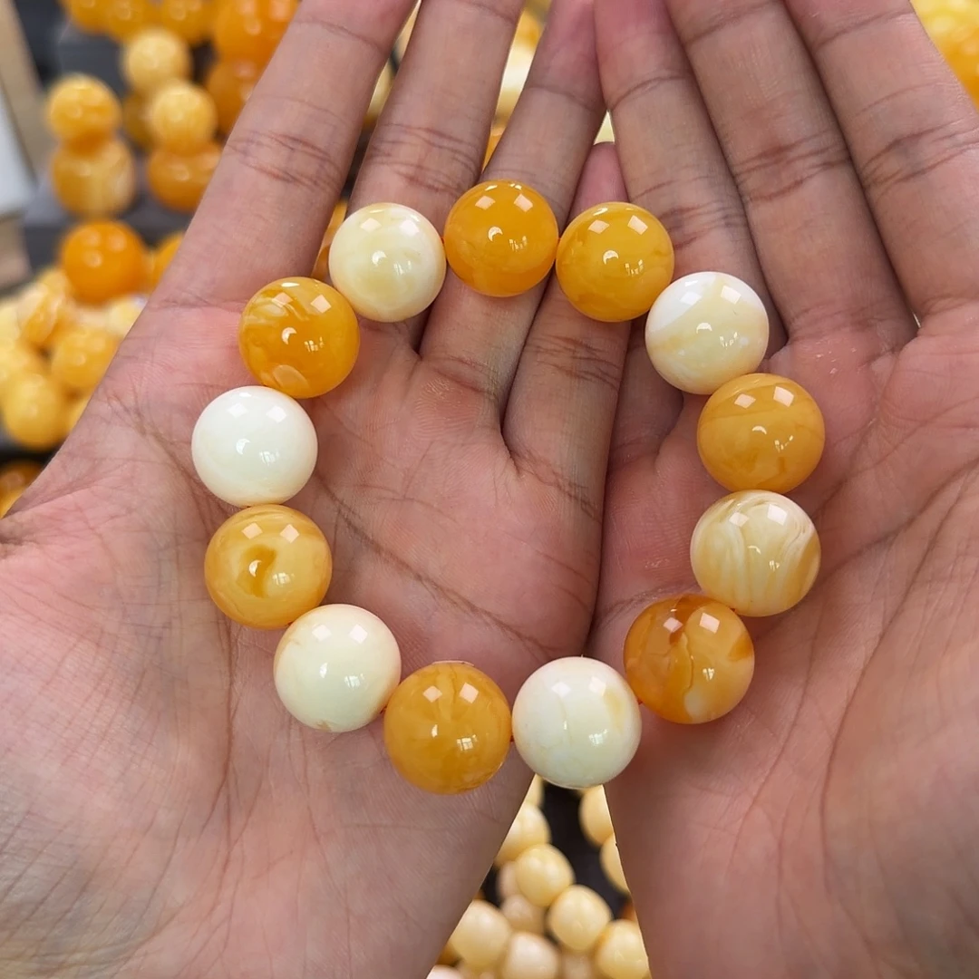 琥珀未镶嵌珠宝奇石17mm