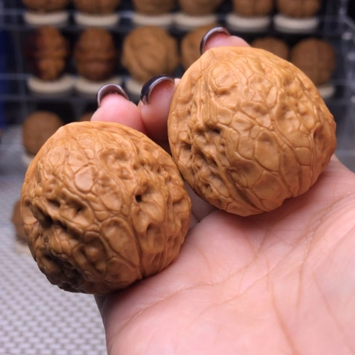把件文玩核桃75号玄月古蟾43尺