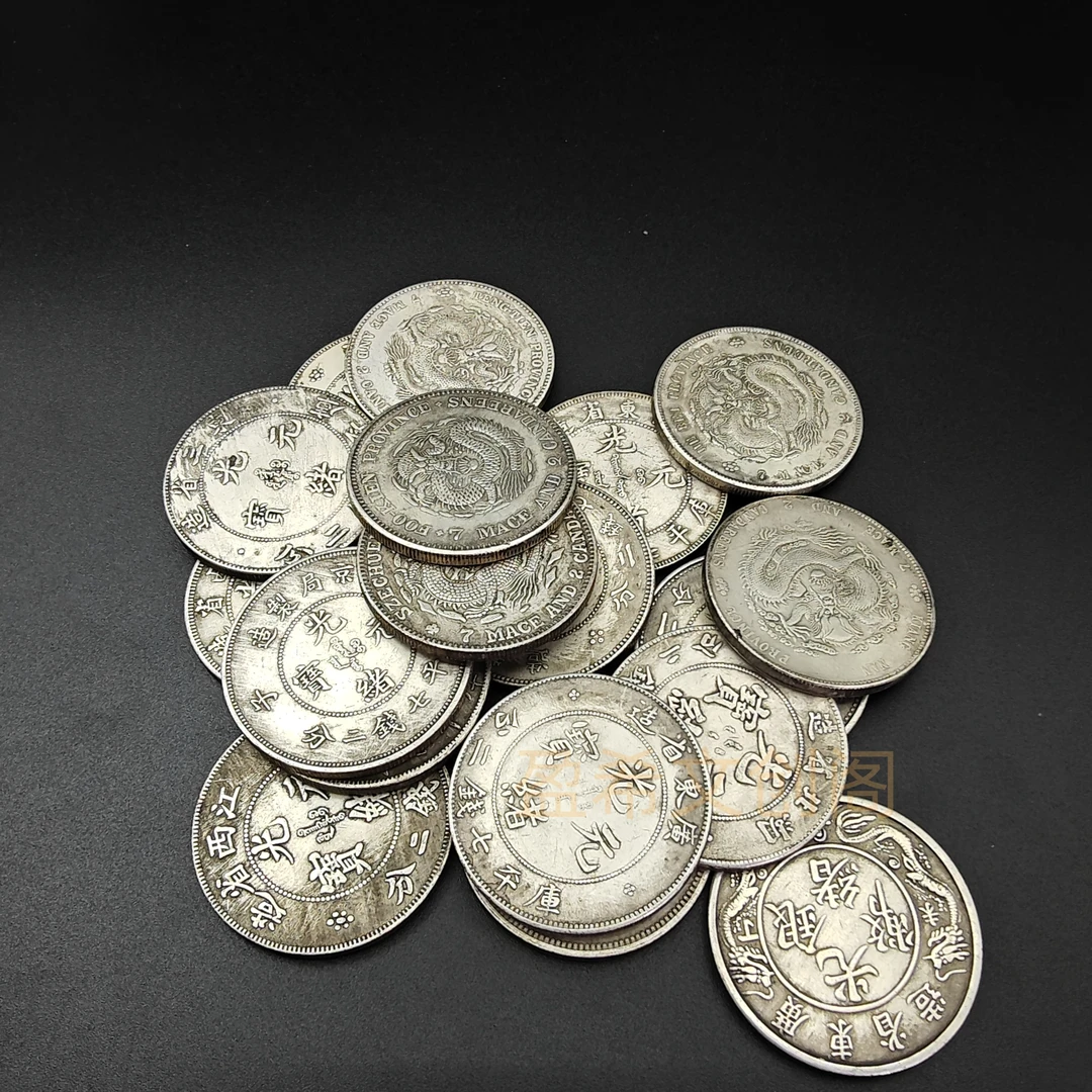 a仿古银元大洋摆件桌面装饰品