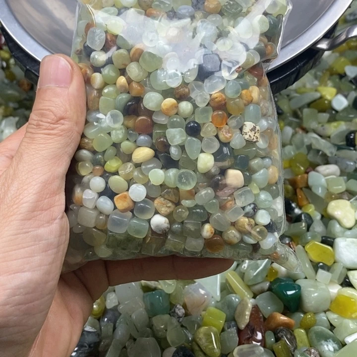 蛇纹石玉未镶嵌鱼缸石