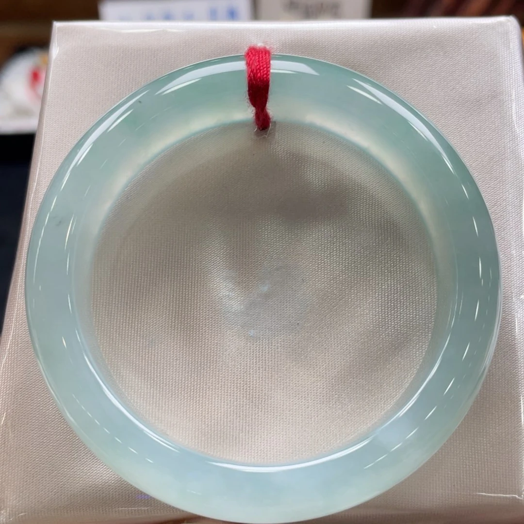 翡翠手镯未镶嵌51.8正圈