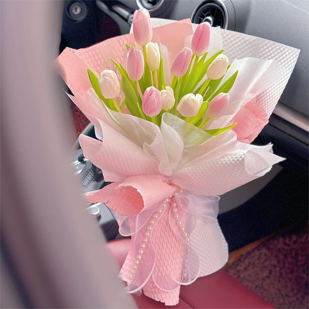 伊人【11朵郁金香鲜花花束】送女士女朋友闺蜜生日鲜花礼物节日礼物花店送花上门