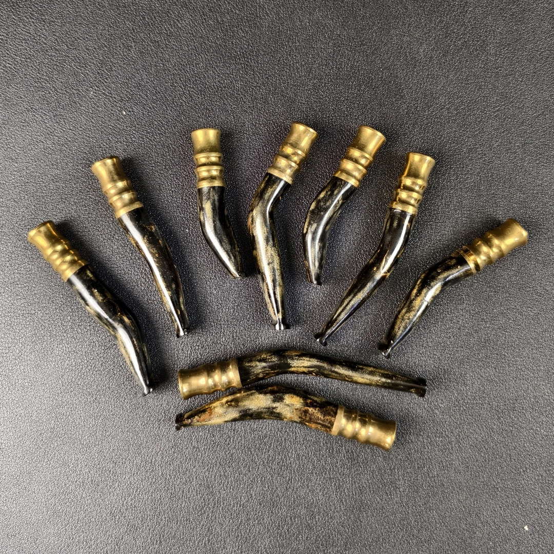 特价自然随行天然黑珊瑚海柳烟嘴粗中细支三用款