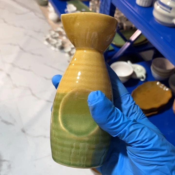 瓷片五厂窑变温酒壶微瑕疵