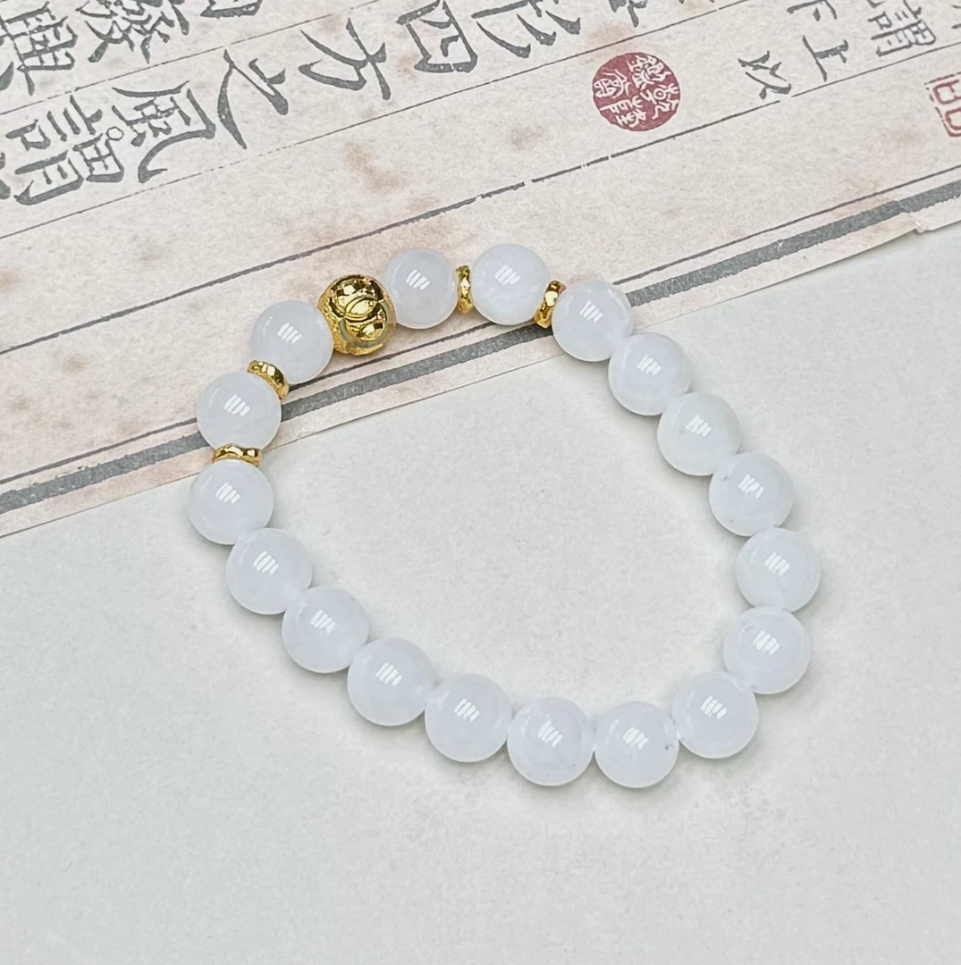 转运珠·和田玉10mm手链