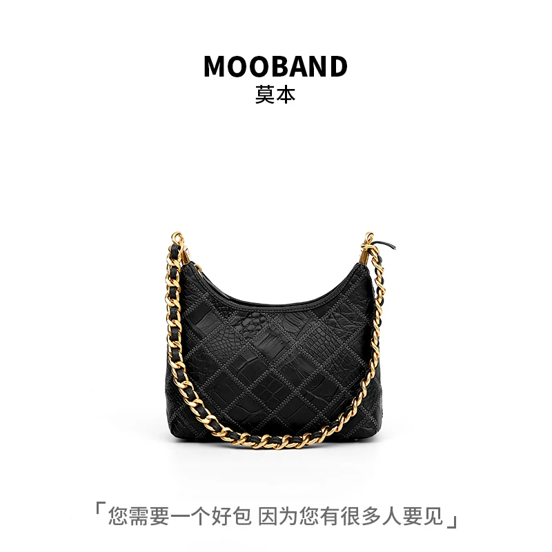 3578HZ鳄鱼肚绣花单肩女包22.5*19.5*8.5