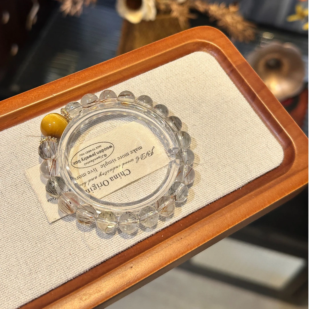 【喜饰原创 惊喜】8mm超七+金虎眼手串 353 颜色微差多样性发一