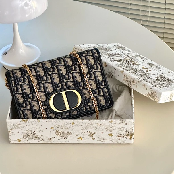 未使用 DIOR/迪奥 经典老花斜挎包