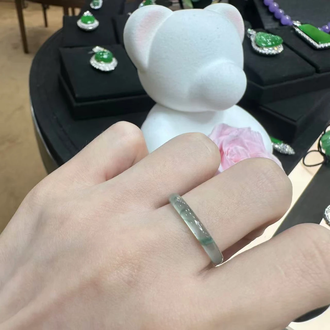 翡翠戒圈  多样性团购发一件