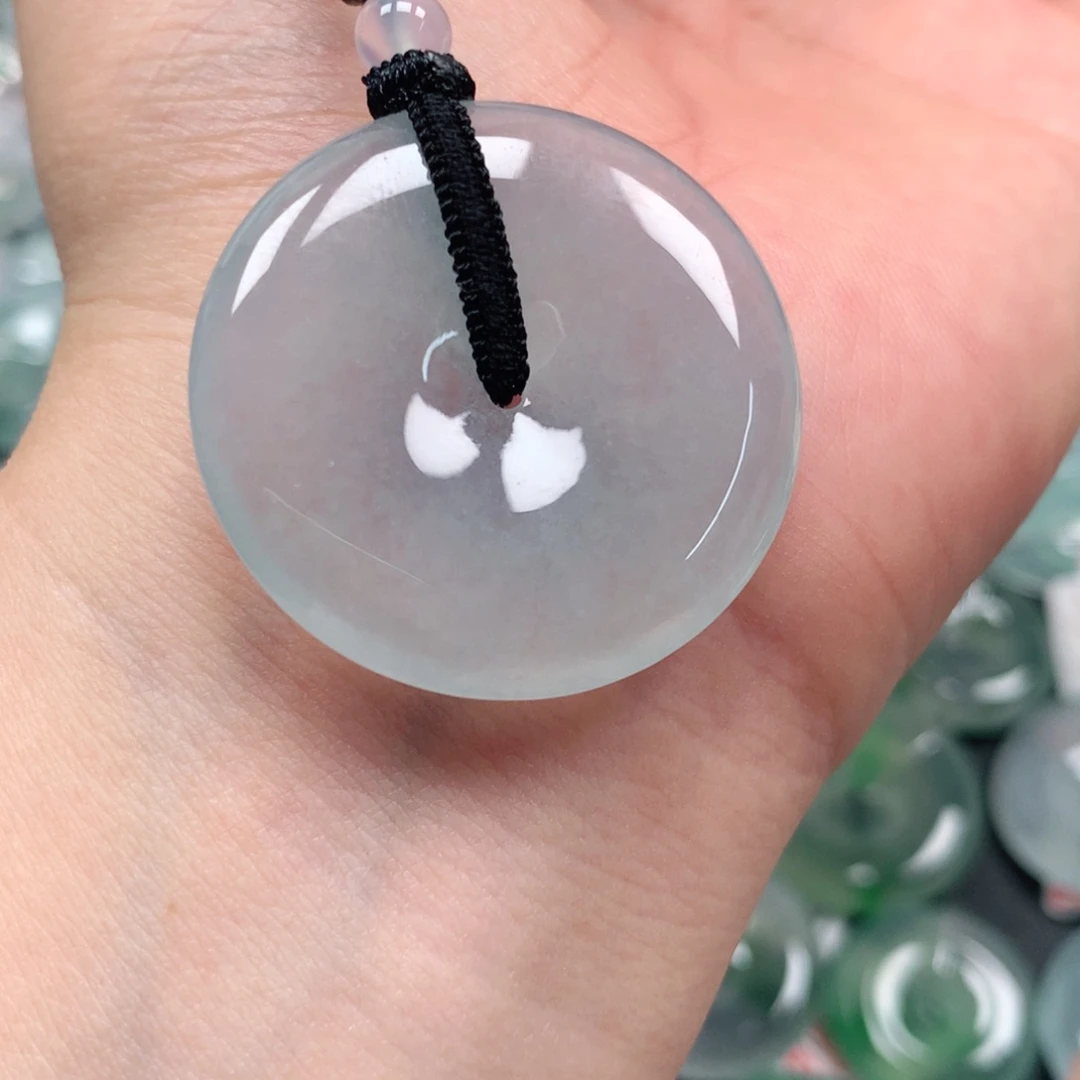 颈饰未镶嵌翡翠天然翡翠