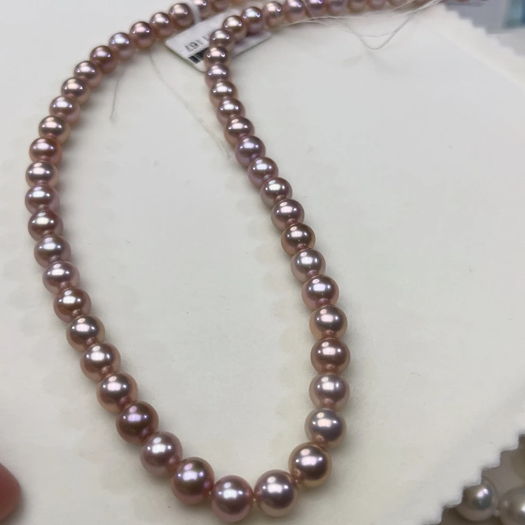 淡水珍珠颈饰银S925镶嵌