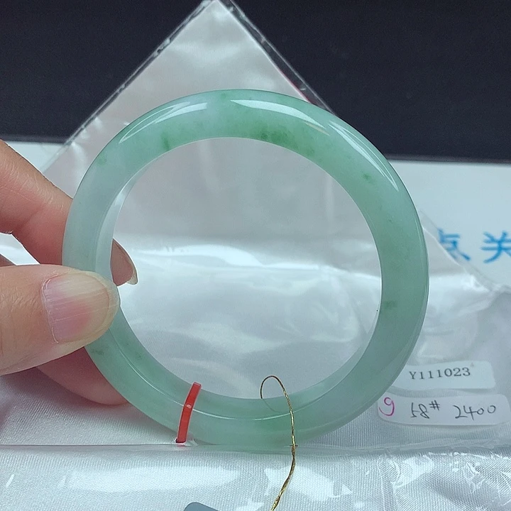 未镶嵌手镯翡翠58圈1023