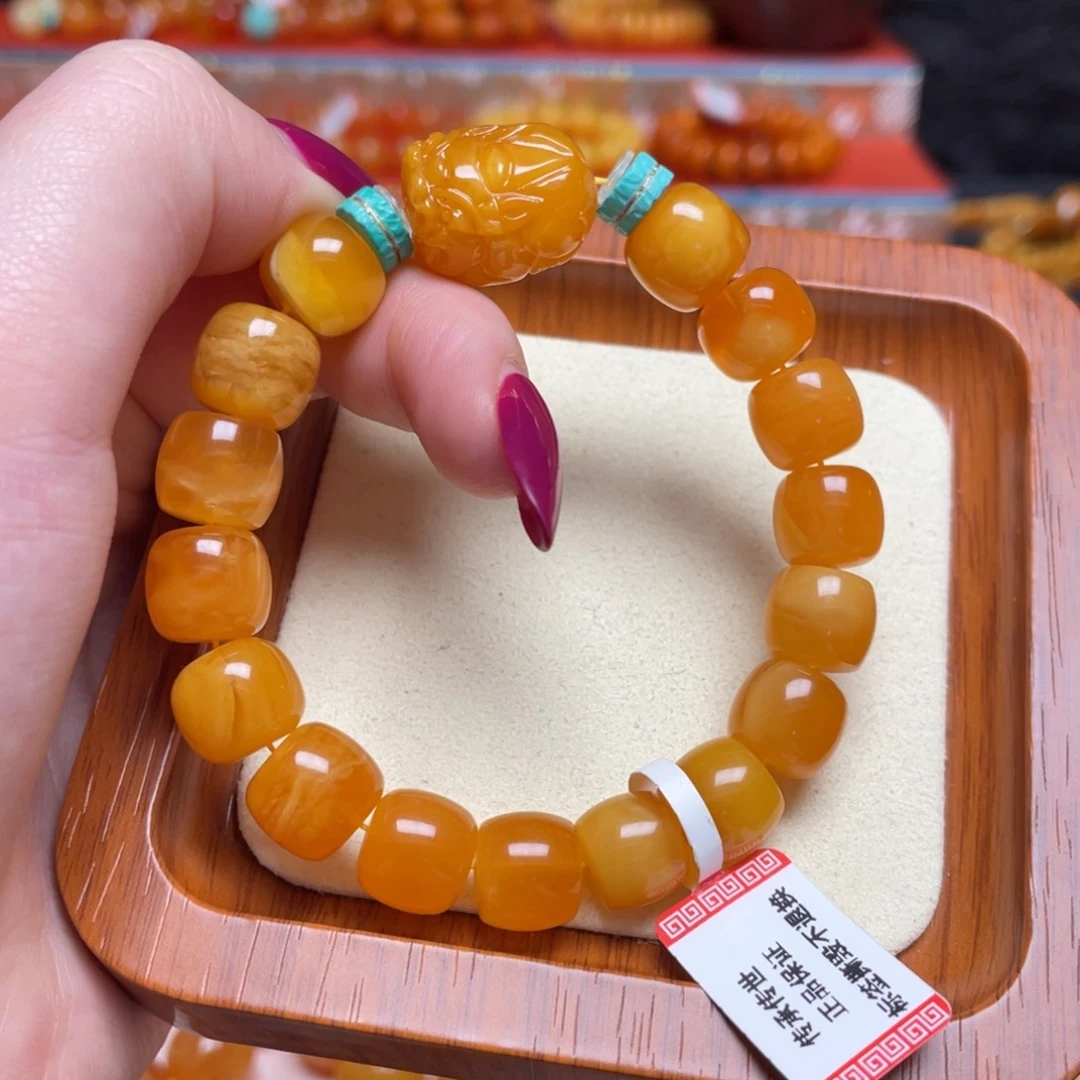 蜜蜡未镶嵌颈饰手串