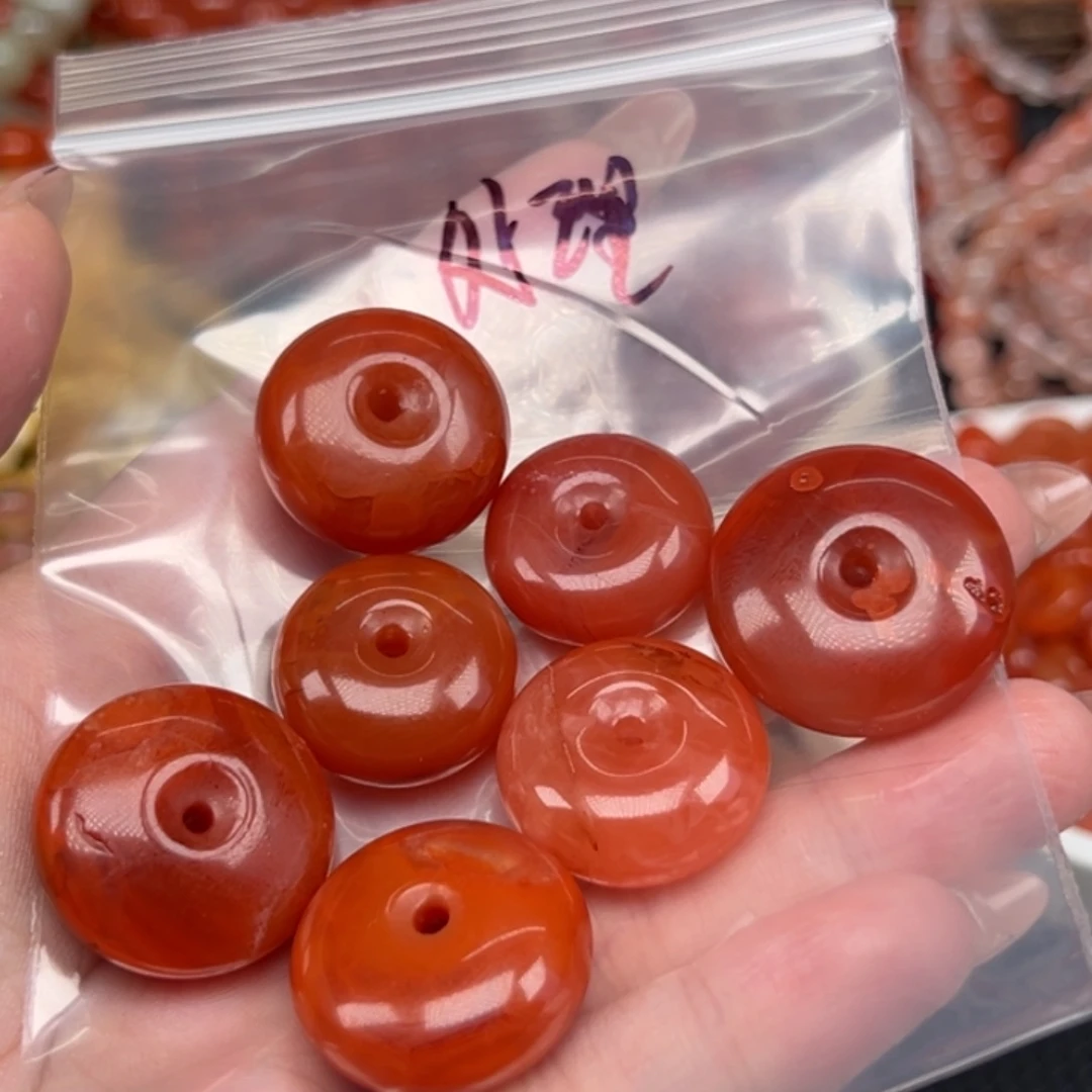 南红玛瑙未镶嵌吊坠(不含链)