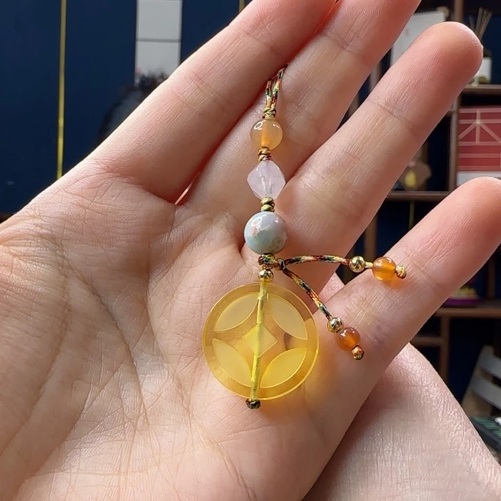 蜜蜡吊坠(赠链)未镶嵌