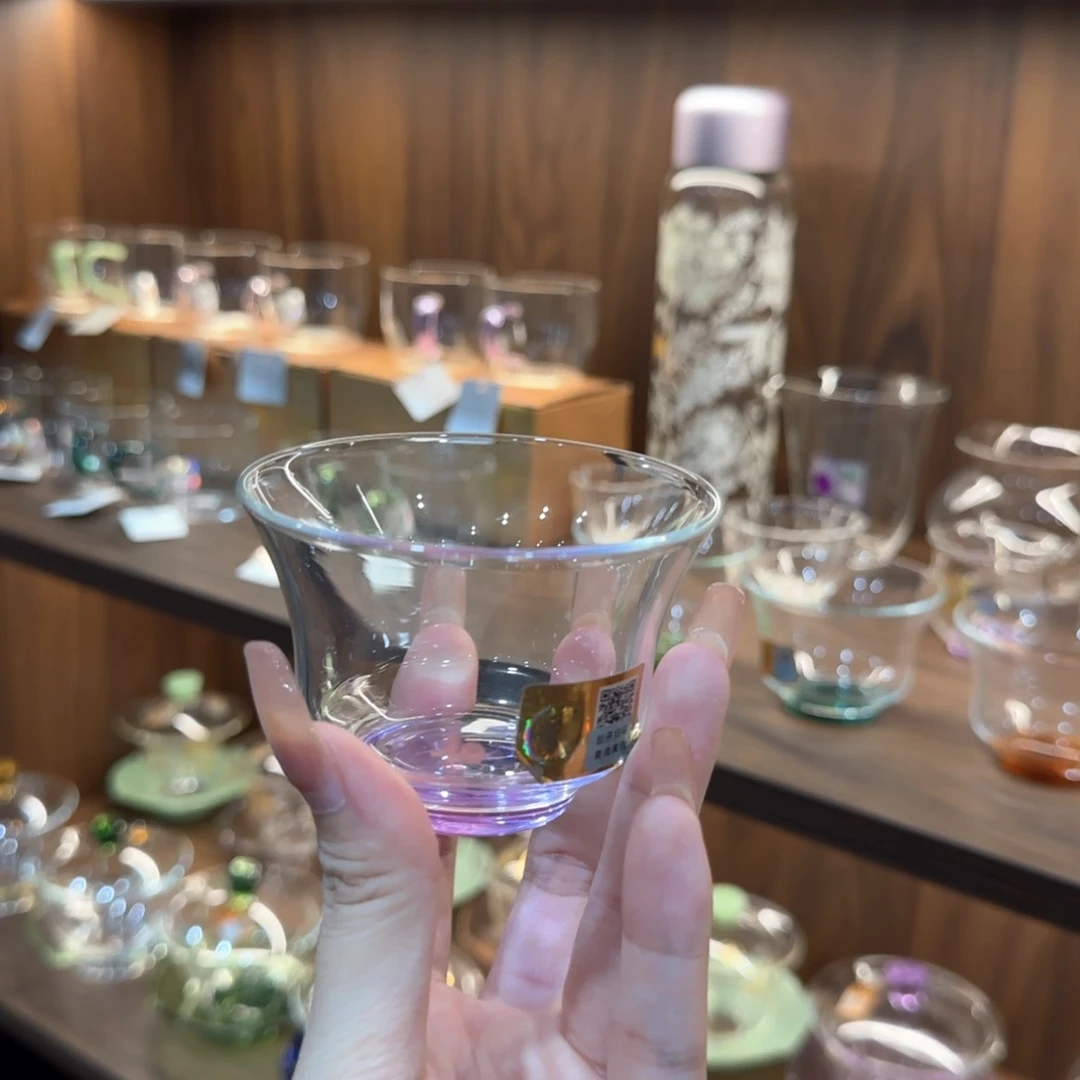 禾器清杯浅紫色。。。