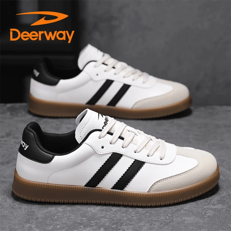 德尔惠男鞋秋季新款潮流百搭德训鞋户外防滑休闲运动懒人鞋一脚蹬