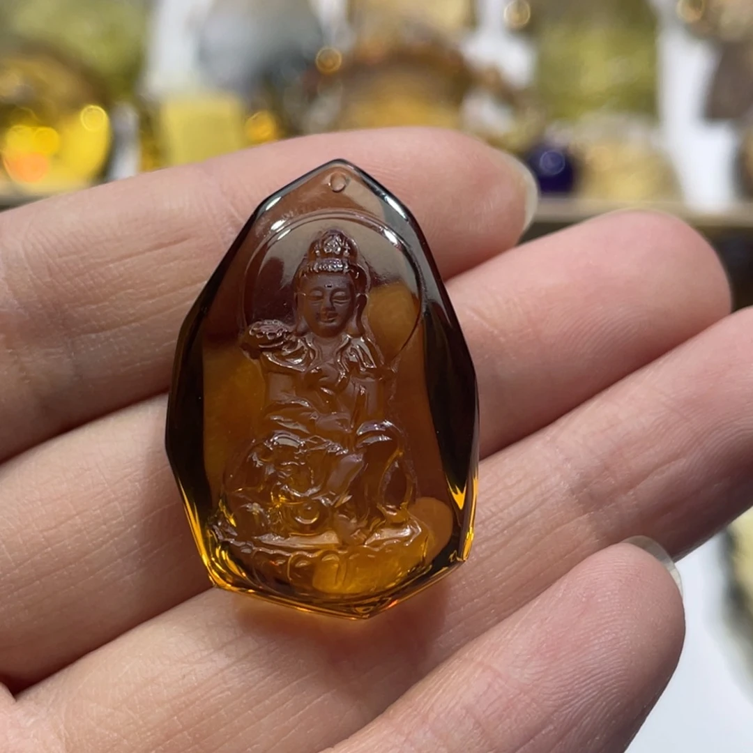 水晶颈饰未镶嵌随**安定制