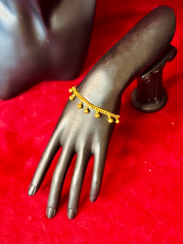 合金手链 足银قاپلىما ئالتۇن手链J-0.62Y-8.79