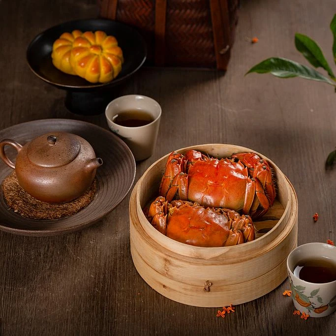 【3.5-3.2两全公蟹 活蟹】8/10只装  苏州大闸蟹顺丰京东冷链鲜活到家大闸蟹