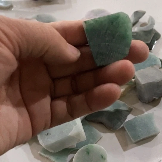 翡翠散珠天然翡翠石